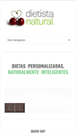 Mobile Screenshot of dietistanatural.com